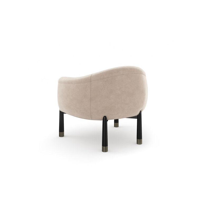 BATON ACCENT CHAIR, Cream