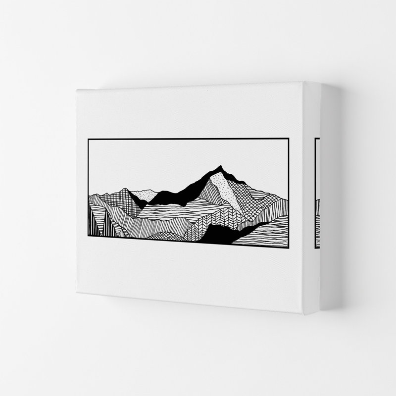 Snowdon by Carissa Tanton - Wrapped Canvas Print, 29.7cm H x 42cm W x 4cm D