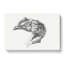 Sketch of a Chickens Head by Jean Bernard - Wrapped Canvas Drawing - Wrapped Canvas-55318466