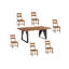 Ensemble repas pour 6 personnes Chaliyah-99487800