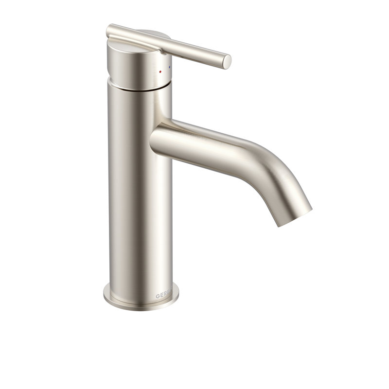 Parma Single-handle Bathroom Faucet with Drain Assembly, Brushed Nickel