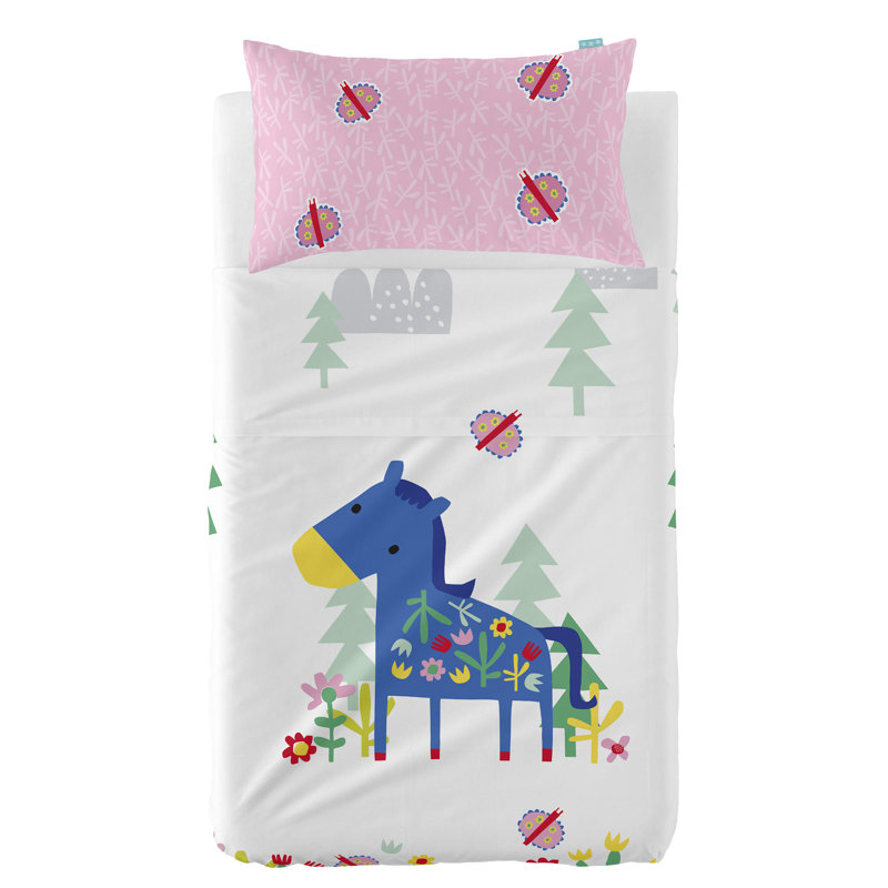 Wilcox Cotton Cradle Bedding Set, 120cm W x 180cm L