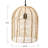 Modern Boho Hand Woven Rattan Ceiling Light