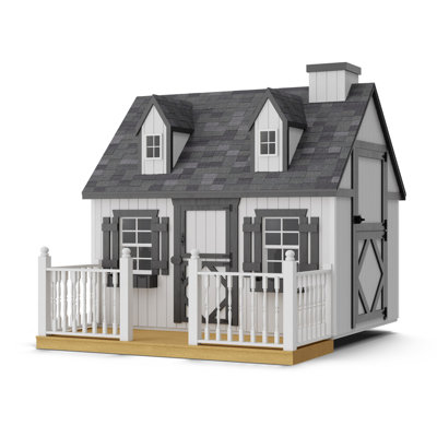 Cape Cod Outdoor Wood Playhouse