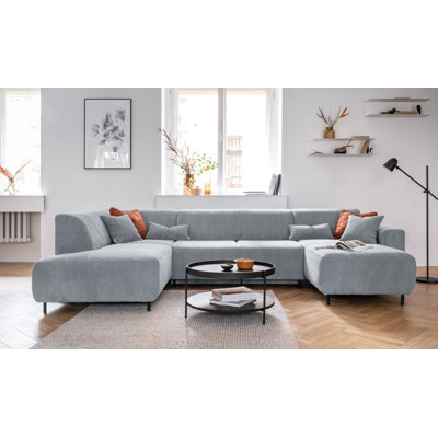 Cuddly Mia Corner Sofa Bed U-Form