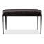 Duke Ridged Leather Bench