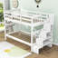 Dayu Kids Twin Over Twin Bunk Bed-1854060842