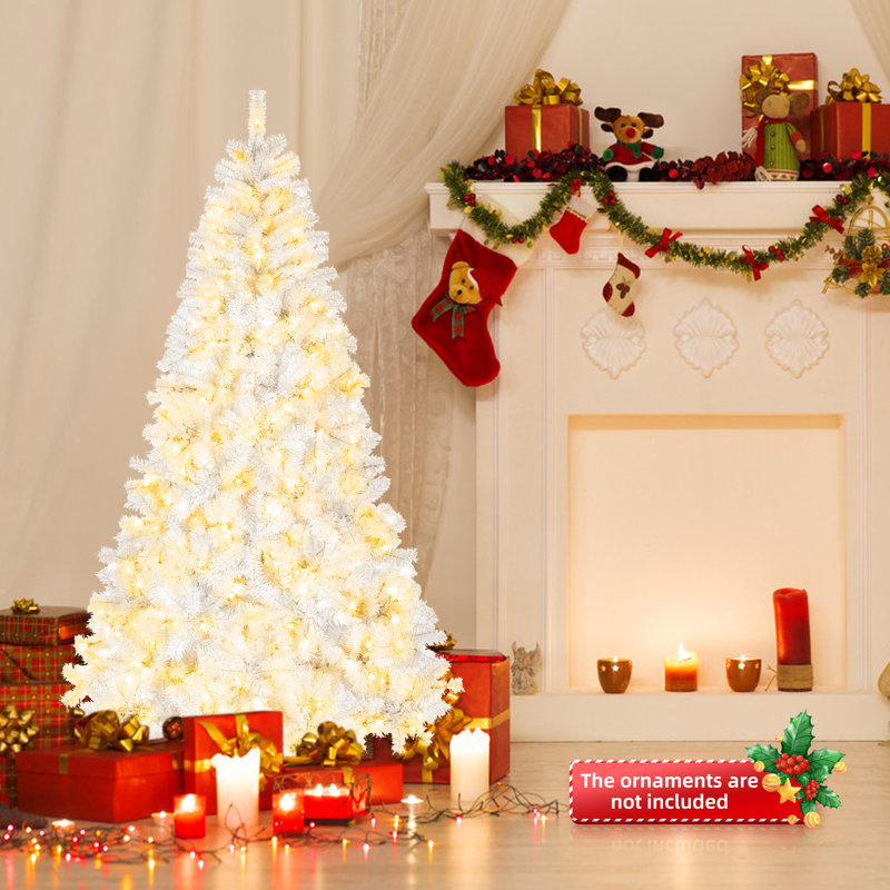 Arbre de Noël artificiel éclairé 8 pi