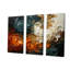 Orange et vagues ondulées oranges et mélodie II - art mural abstrait-566347542-566347536