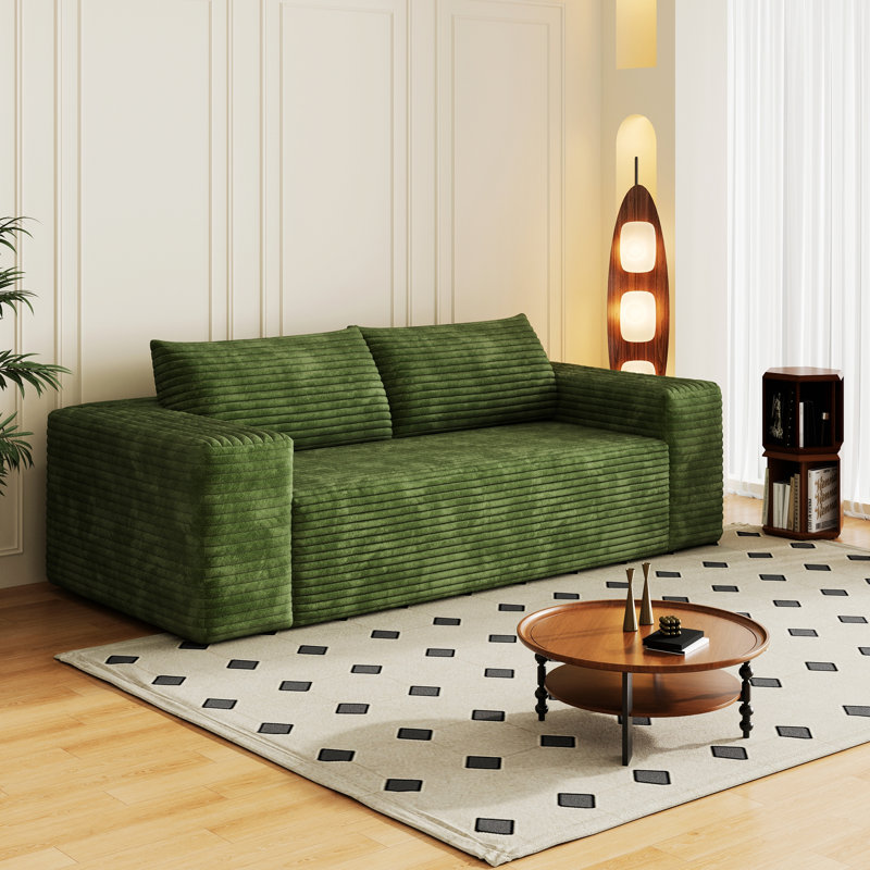 Causeuse pour salon et chambre à coucher, Vert