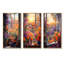 «Sunset Florals», Windows View In Italy I - ensemble de 4 impressions sur toile de fenêtre-1070446328-1070446332