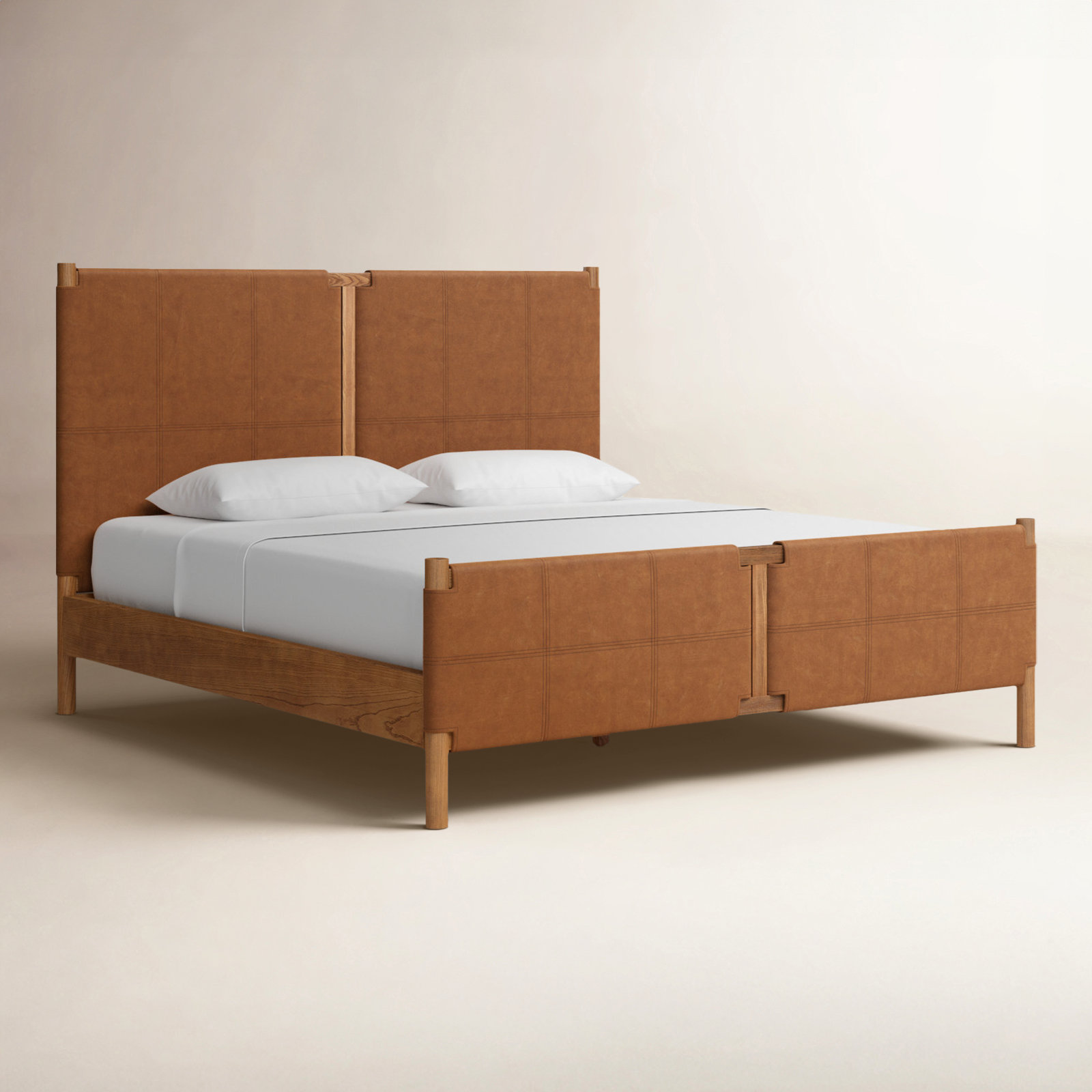 Sunita Upholstered Bed, King, Heirloom Sienna