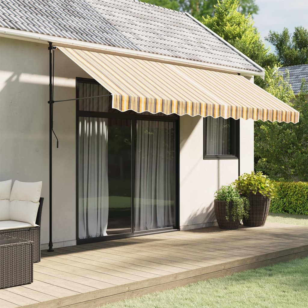 VidaXL Polyester Cover Retractable Fabric Replacement