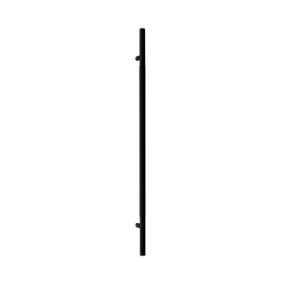 Knurled Long Door Pull, 48", Single-Sided