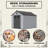 resin plastic storage shed for backyard garden big spire Tool storage-114626170