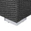 Banc d'extérieur en osier avec coussin et structure en fer Minkashi-461560006-517709410