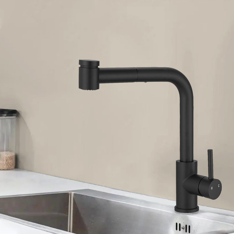 Robinet de cuisine, Noir mat