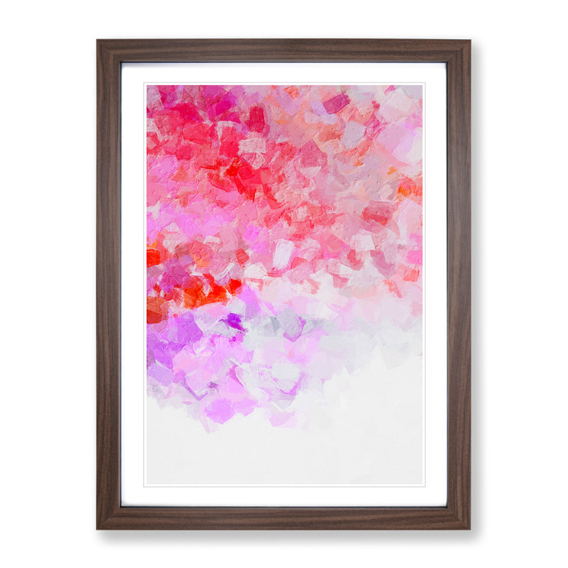 Wind Of Change Abstract - Single Picture Frame Print, 46cm H x 34cm W x 2cm D, Brown Framed