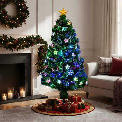Lighted Artificial Christmas Tree