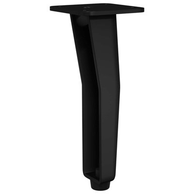 Vidaxl Standing Feet Black Iron Furniture Accessories Support Modern Design