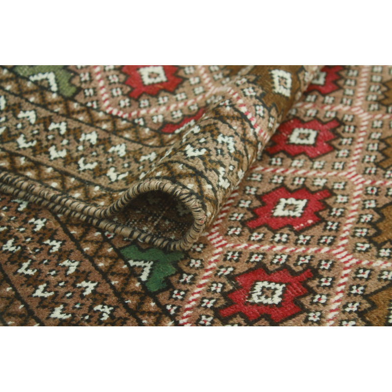 Tapis beige rétro patiné Claude