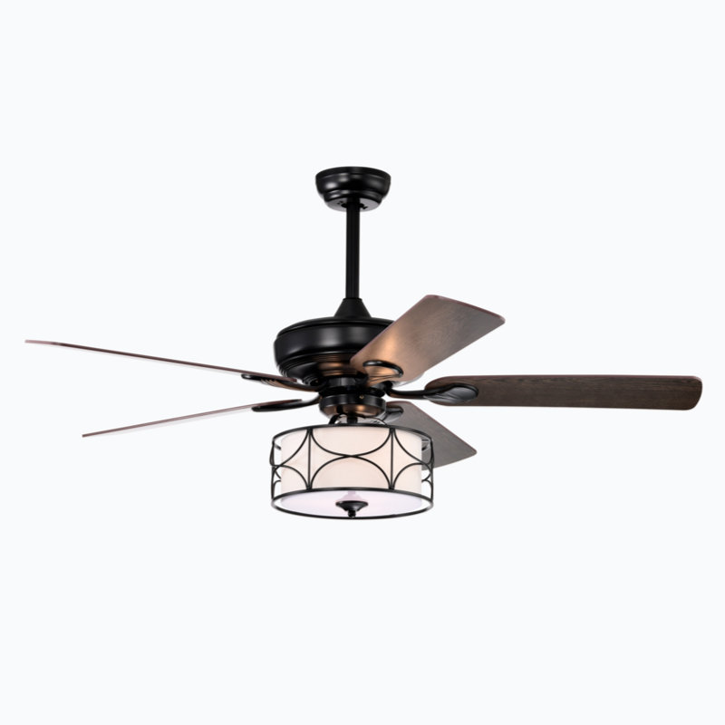 Louvinia 25.98'' Ceiling Fan with Light Kit