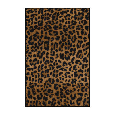  Tapis lavable léopard
