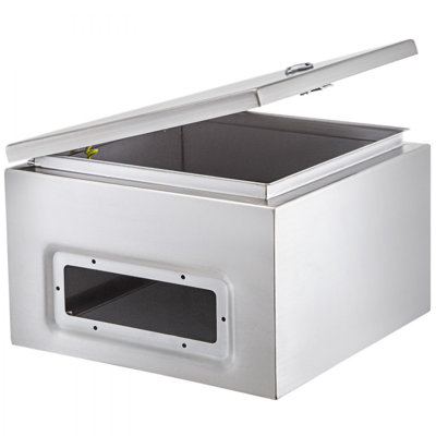 Stainless Steel Enclosure, 12 x 12 x 8'' NEMA 4X Steel Electrical Box, IP66 Waterproof & Dustproof, Outdoor/Indoor Electrical Junction Box