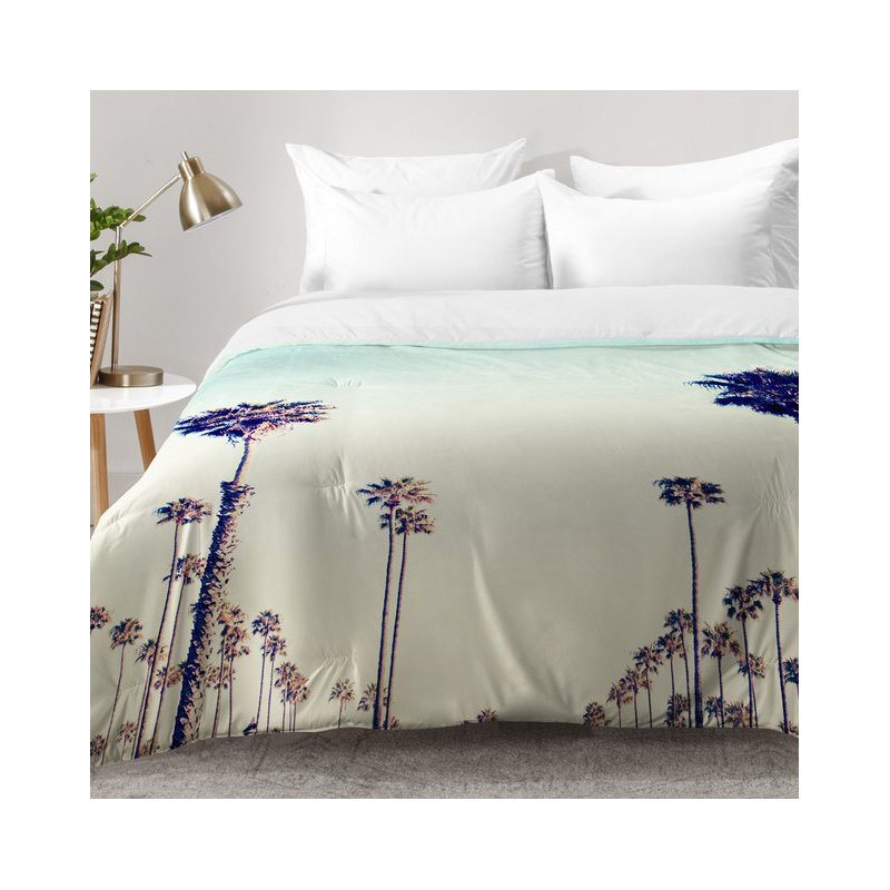 Bree Madden Modern & Contemporary Polyester Floral Comforter, King Comforter + 2 King Shams