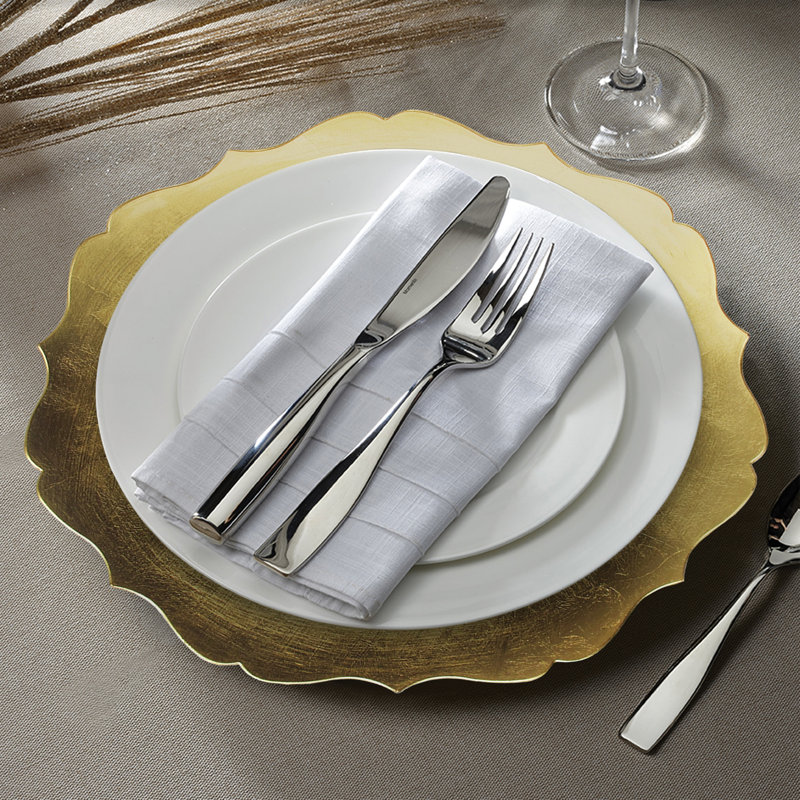 Plat de service 13 po, Or