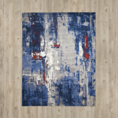 Anasia Viscose Abstract Indoor Rug