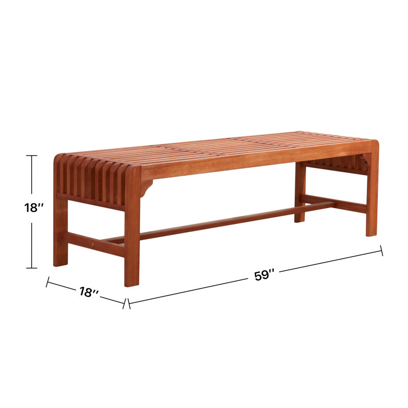 Banc de jardin en bois Chanelle