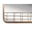 Kinchen Metal Flat Wall Mirror with Shelves