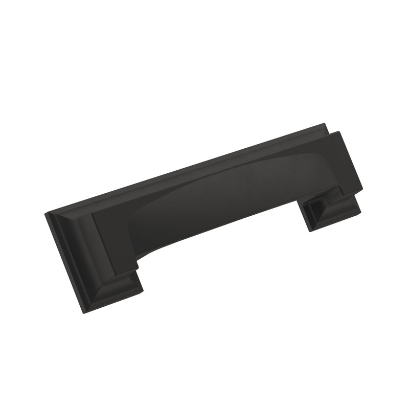 Appoint Cup/Bin Pull, Matte Black, 3"