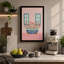 Flowers from the Window Maximalist 1 Piece Wrapped Canvas Wall Art-210032129-210032134
