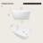 MonBlari 60" X 31.5" Freestanding White Soaking Acrylic Bath tub with Overflow and Pop-up Drain For Bathroom-120392932