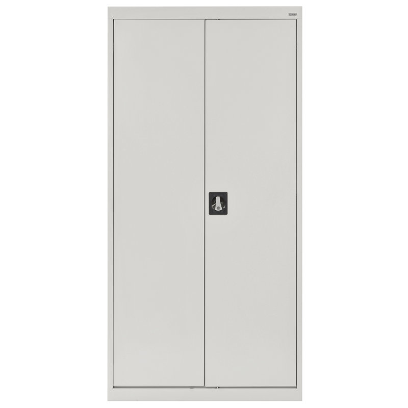 Elite Series Steel Single Storage Cabinet ( 72'' H x 36'' W x 24'' D), Dove grey