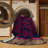 Machine Washable Trellis Purple Area Rug-1942426890