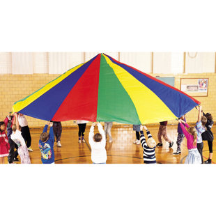 Champion Sports Plastic Parachute with Carrying Case