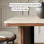 Table de salle à manger en bois massif Home Home-1551390182