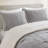 Luxurious Twin Chenille Bedding Sets With Ultra-soft Sherpa, Gray