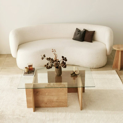 Jecory Sled Coffee Table