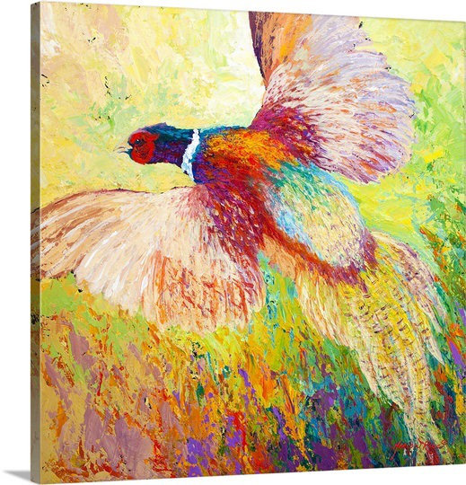 Reproduction d'art sur toile tendue, H 20 po x l 20 po x P 1,5 po