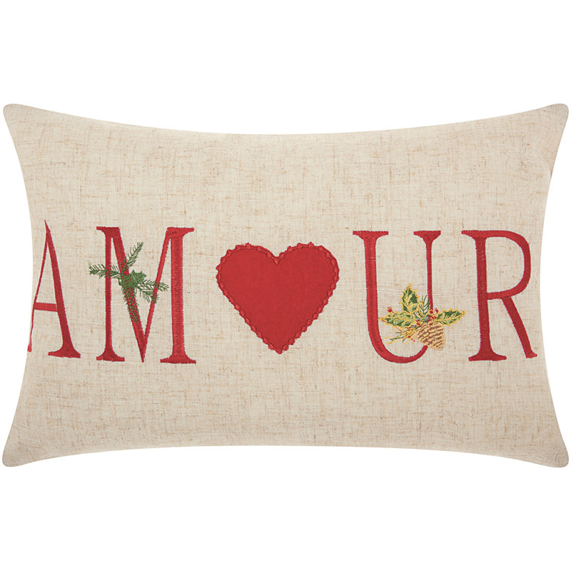 Appliqued Throw Pillow
