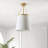 Vela 1 - Light Gold Cone Pendant