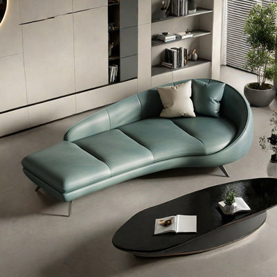 Modern Minimalist Arc Leisure Indoor Chaise Lounge