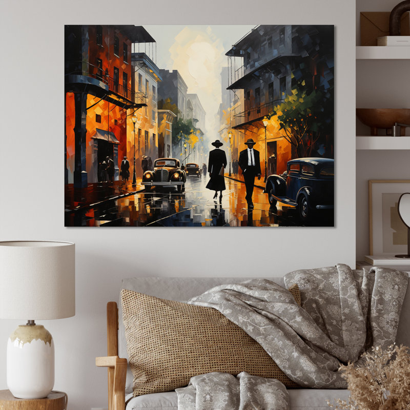 Jazz Harlem Renaissance VI - Print, Wrapped Canvas, 16" H x 32" W x 1" D