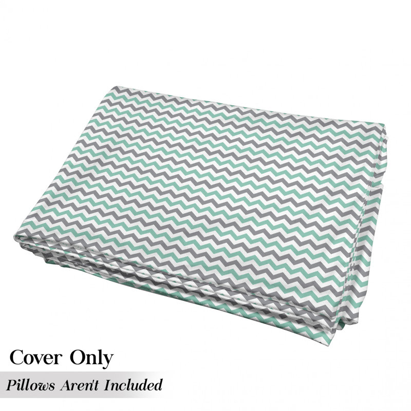Housse de coussin d'extérieur Pumpkin Autumn Season Celebrate, H 2 po x l 27 po x P 88 po, Écume de mer / gris / blanc