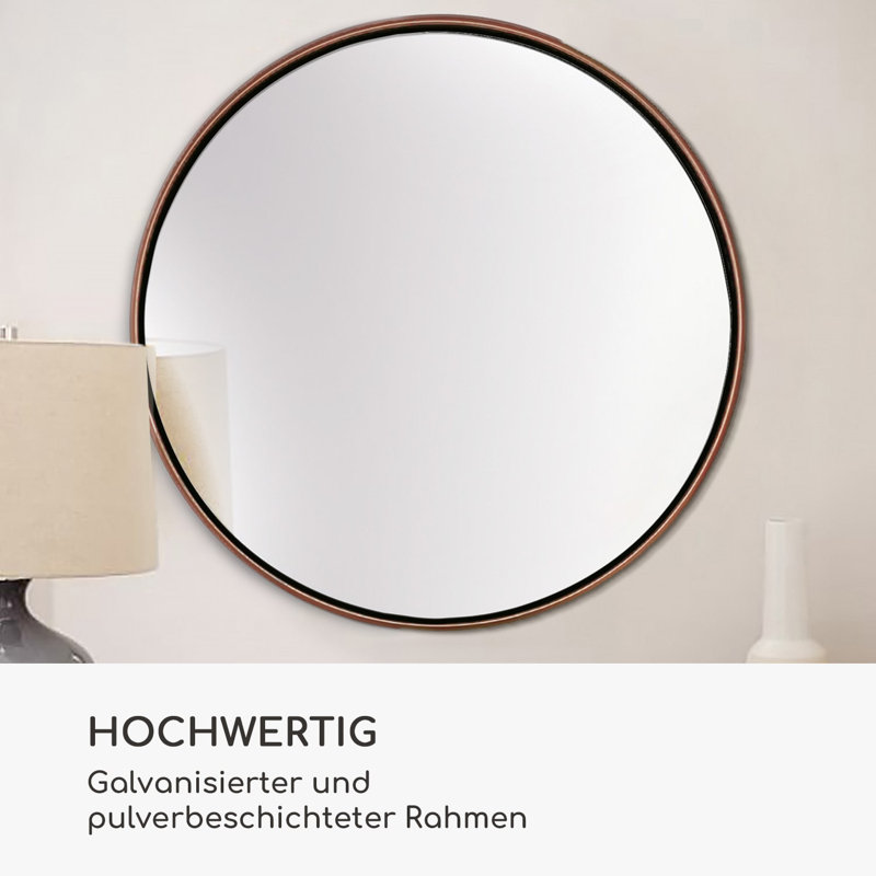 Metal Round Wall Mirror