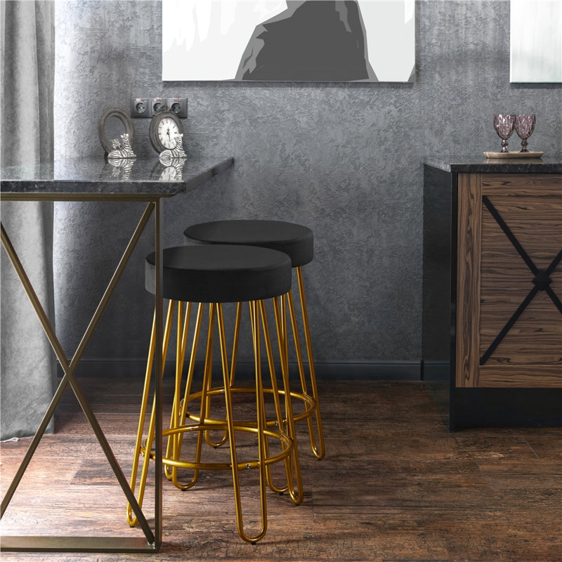 Tabouret 26,5 ", Noir